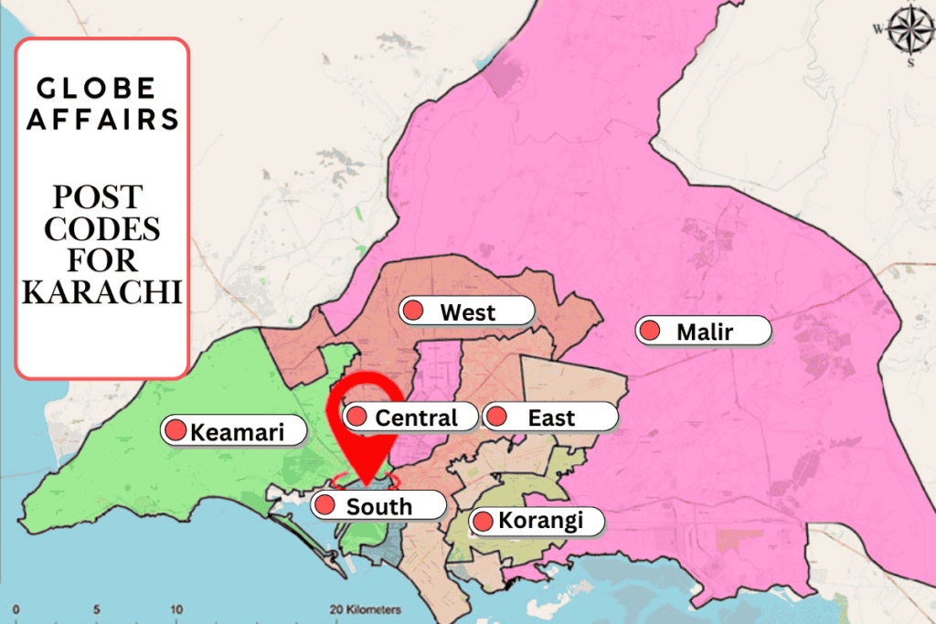 Karachi post codes 2025